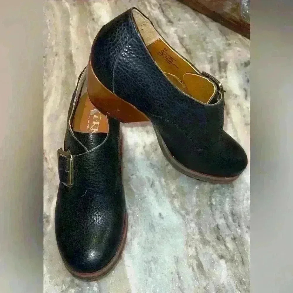 Women’s KORKS Kork-Ease Little Leather Monk Strap Black Booties size 6M. - Picture 7 of 7